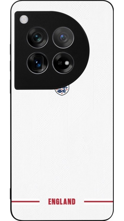 OnePlus 12 Case Hülle - Silikon schwarz England 2026 personalisierbares Fussballtrikot