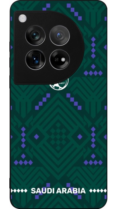 OnePlus 12 Case Hülle - Silikon schwarz Saudi Arabien 2026 personalisierbares Fussballtrikot
