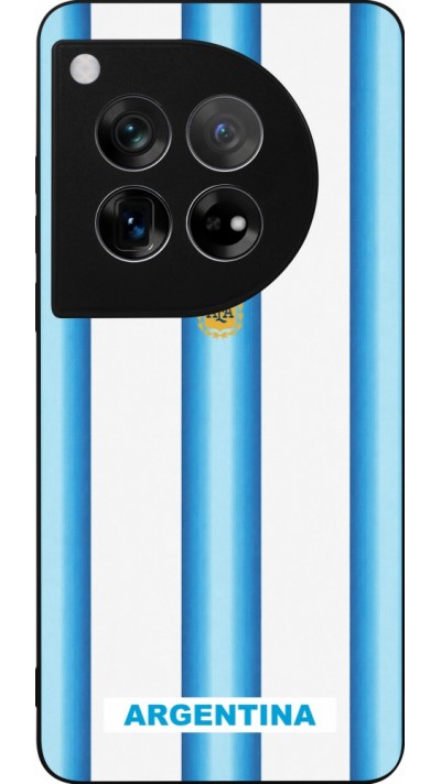 OnePlus 12 Case Hülle - Silikon schwarz Argentinien 2026 personalisierbares Fussballtrikot