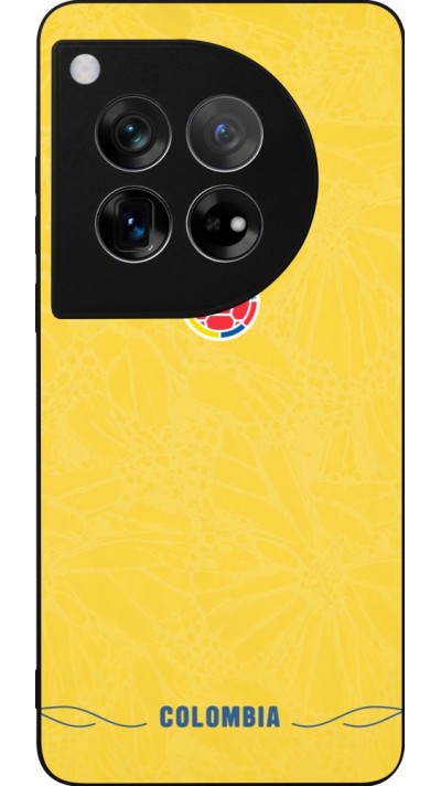 OnePlus 12 Case Hülle - Silikon schwarz Kolumbien 2026 personalisierbares Fussballtrikot