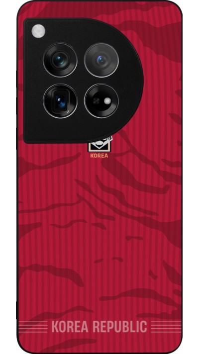 OnePlus 12 Case Hülle - Silikon schwarz Südkorea 2026 personalisierbares Fussballtrikot