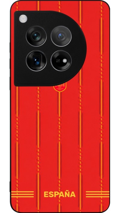 OnePlus 12 Case Hülle - Silikon schwarz Spanien 2026 personalisierbares Fussballtrikot