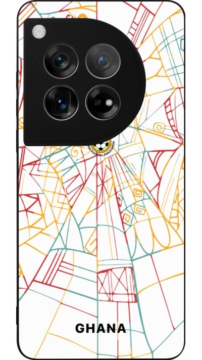 OnePlus 12 Case Hülle - Silikon schwarz Ghana 2026 personalisierbares Fussballtrikot