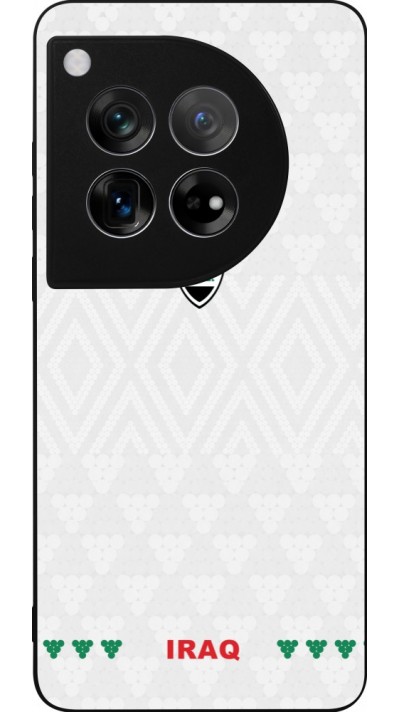 OnePlus 12 Case Hülle - Silikon schwarz Irak 2026 personalisierbares Fussballtrikot