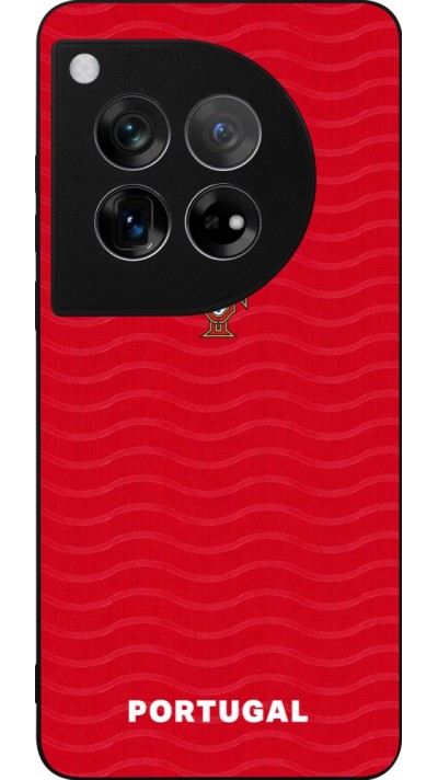 OnePlus 12 Case Hülle - Silikon schwarz Portugal 2026 personalisierbares Fussballtrikot