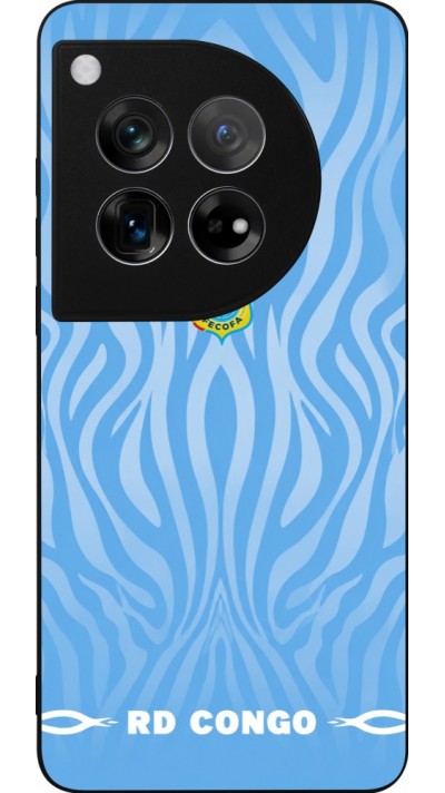 OnePlus 12 Case Hülle - Silikon schwarz Demokratische Republik Kongo 2026 personalisierbares Fussballtrikot