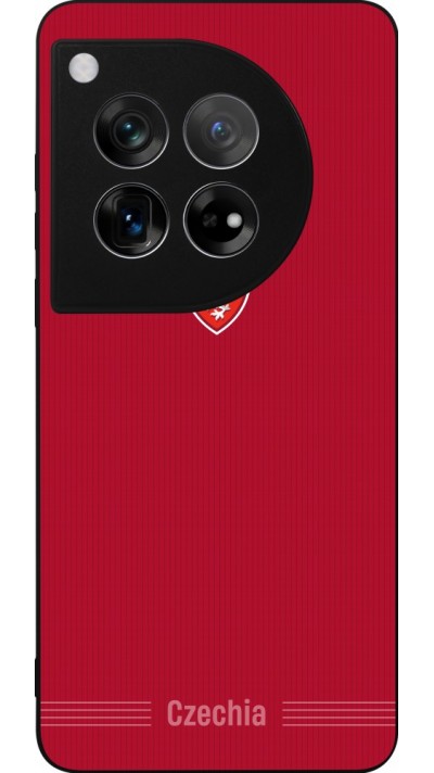 OnePlus 12 Case Hülle - Silikon schwarz Tschechische Republik 2026 personalisierbares Fussballtrikot