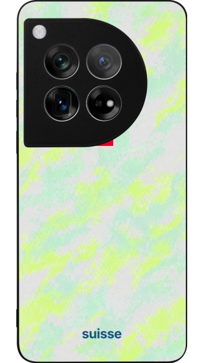 OnePlus 12 Case Hülle - Silikon schwarz Schweiz Away 2026 personalisierbares Fussballtrikot