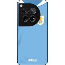 OnePlus 12 Case Hülle - Silikon schwarz Uruguay 2022 personalisierbares Fussballtrikot