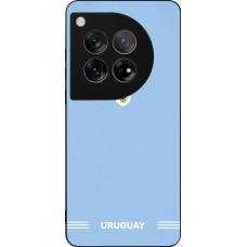 OnePlus 12 Case Hülle - Silikon schwarz Uruguay 2026 personalisierbares Fussballtrikot