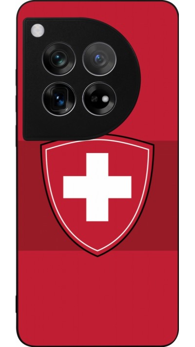 OnePlus 12 Case Hülle - Silikon schwarz Hockey World Championship Ecusson Suisse