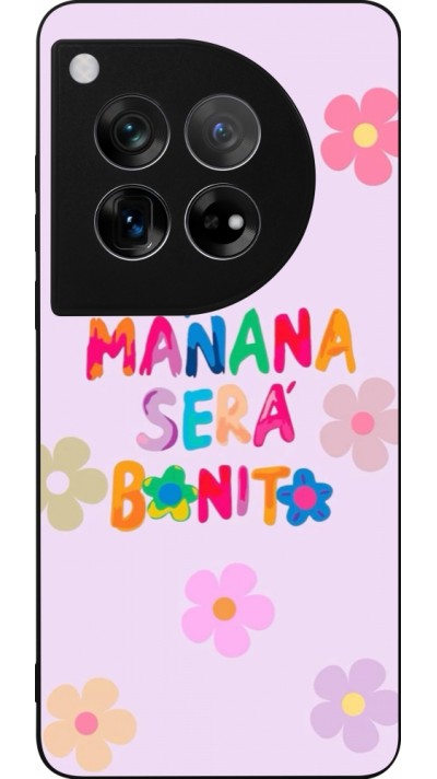 Coque OnePlus 12 - Silicone rigide noir Karol G Manana sera bonito