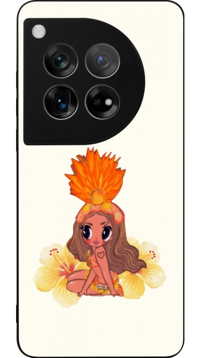 Coque OnePlus 12 - Silicone rigide noir Karol G Tropicoqueta