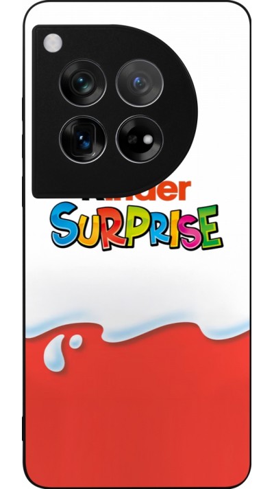 OnePlus 12 Case Hülle - Silikon schwarz Kinder Surprise OnePlus 12 Case Hülle - Silikon schwarz Kinder Surprise