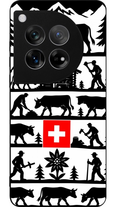 OnePlus 12 Case Hülle - Silikon schwarz Poya Schweiz 1