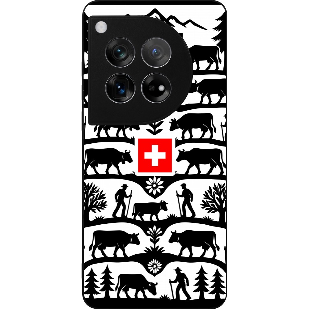 OnePlus 12 Case Hülle - Silikon schwarz Poya Schweiz 3
