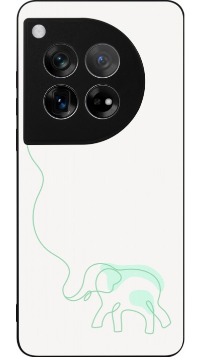 OnePlus 12 Case Hülle - Silikon schwarz Spring 23 baby elephant