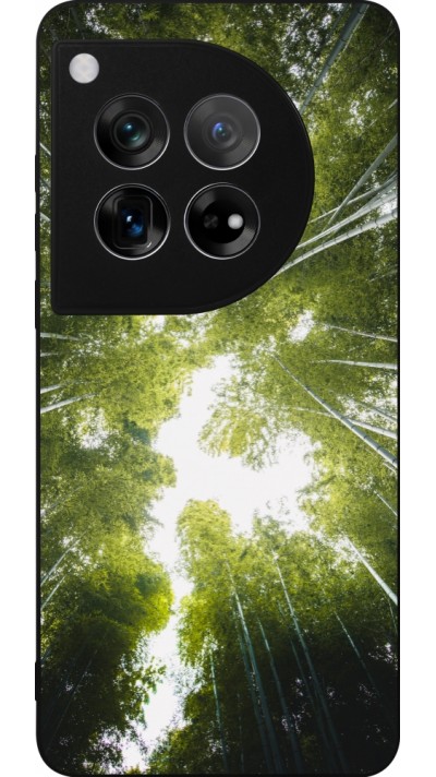OnePlus 12 Case Hülle - Silikon schwarz Spring 23 forest blue sky