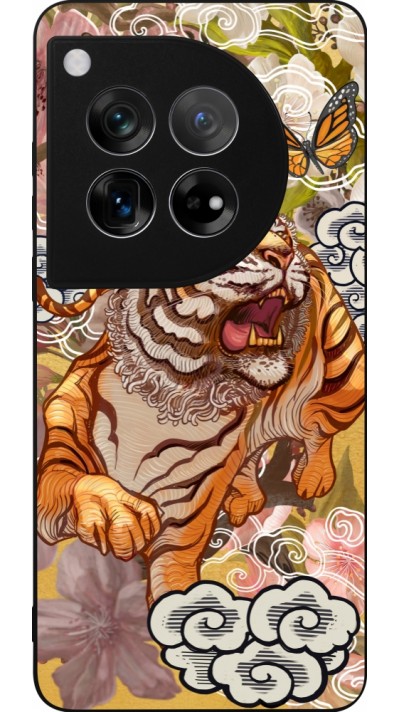 OnePlus 12 Case Hülle - Silikon schwarz Spring 23 japanese tiger