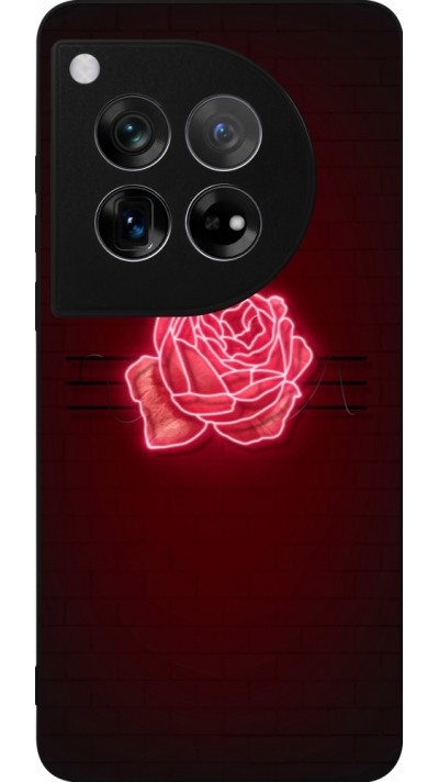 OnePlus 12 Case Hülle - Silikon schwarz Spring 23 neon rose