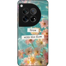 OnePlus 12 Case Hülle - Silikon schwarz Summer 2025 Grow with the flow