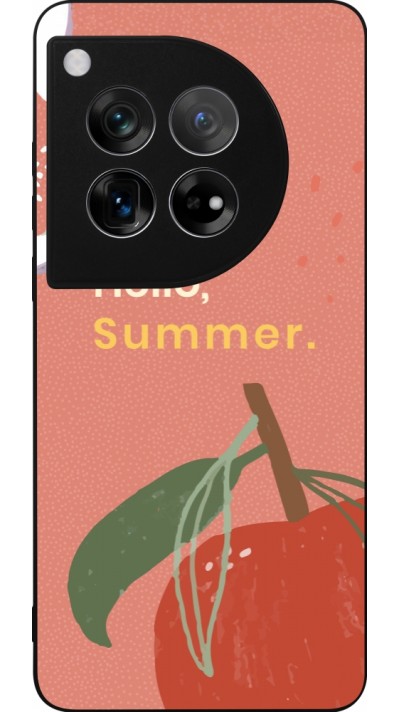 OnePlus 12 Case Hülle - Silikon schwarz Summer 2025 Hello summer