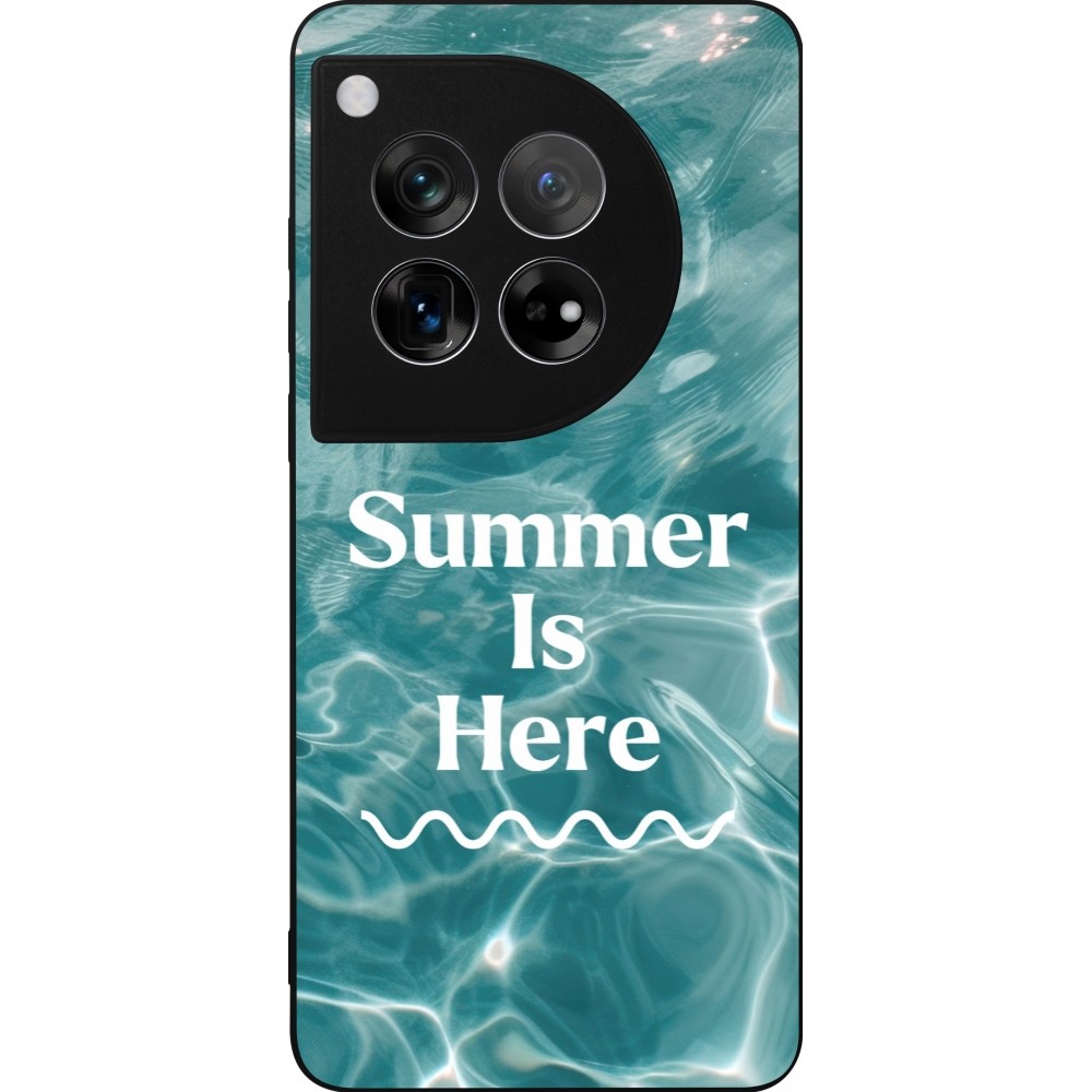 OnePlus 12 Case Hülle - Silikon schwarz Summer 2025 Summer is here