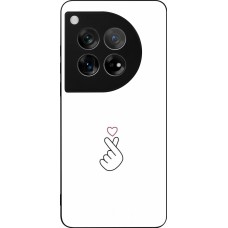 OnePlus 12 Case Hülle - Silikon schwarz Valentine 2024 heat by Millennials