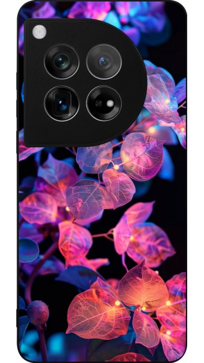 Coque OnePlus 12 - Silicone rigide noir Artificial vegetation 2025
