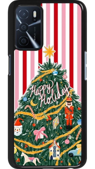 Coque OPPO A16s - Christmas 25 Happy Holiday