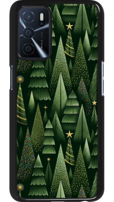 Coque OPPO A16s - Christmas 25 Pattern Xmas Tree