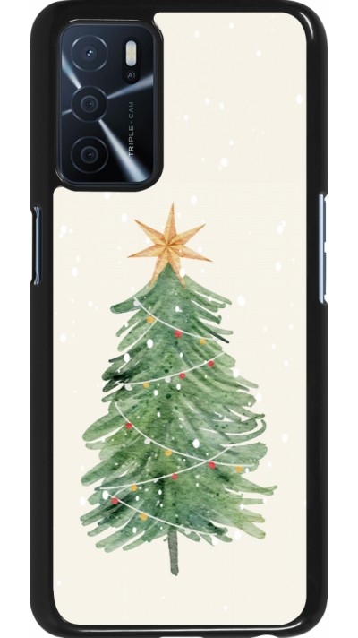 Coque OPPO A16s - Christmas 25 Sketch Tree