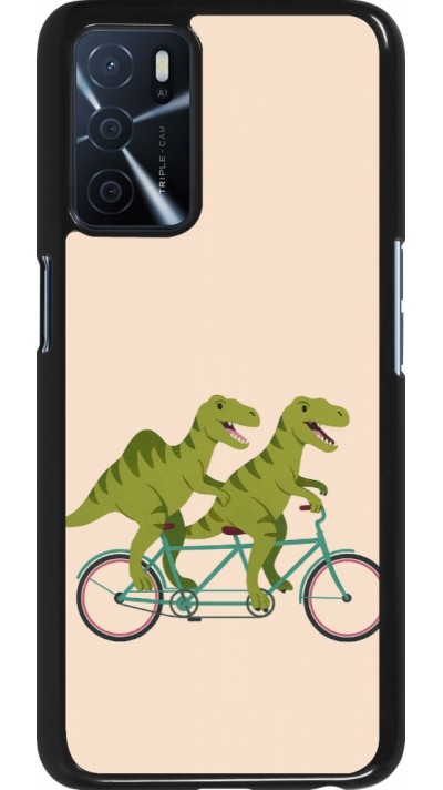 OPPO A16s Case Hülle - Dinosaurs on bikes 2026
