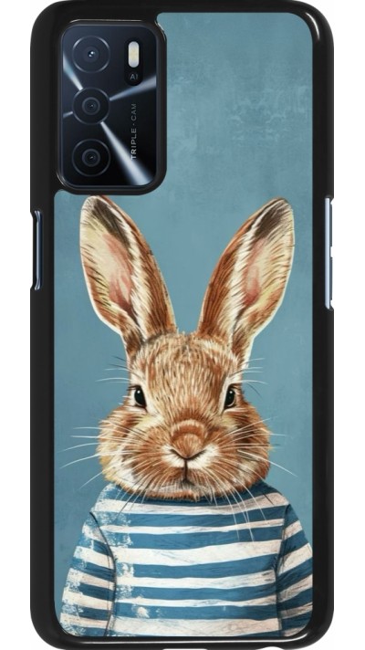 OPPO A16s Case Hülle - Easter 2026 Rabbit navy