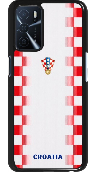 Coque OPPO A16s - Maillot de football Croatie 2026 personnalisable