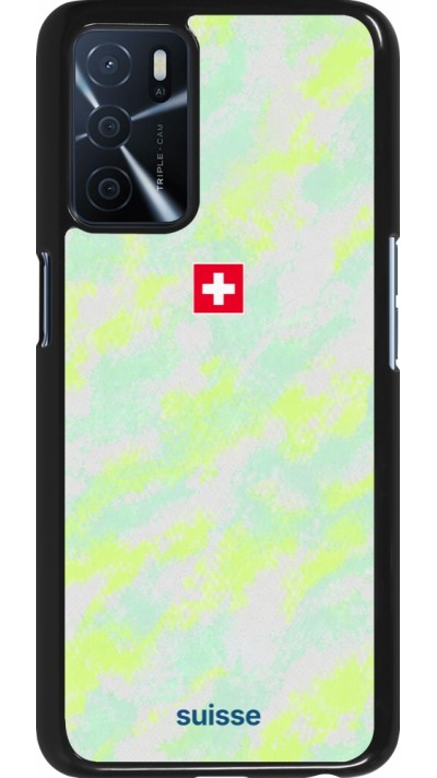 OPPO A16s Case Hülle - Schweiz Away 2026 personalisierbares Fussballtrikot