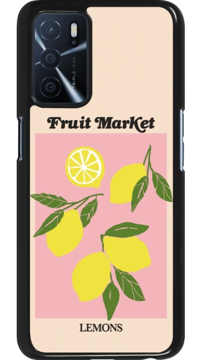 OPPO A16s Case Hülle - Fruit market lemons 2026