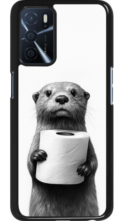 Coque OPPO A16s - Loutre papier de toilette