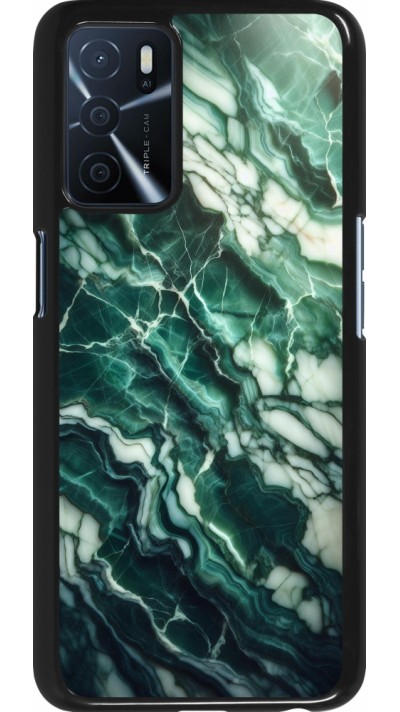 Coque OPPO A16s - Marbre vert majestueux