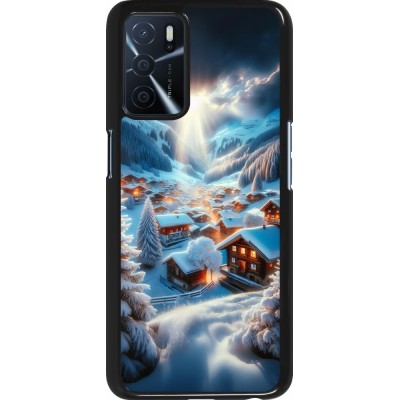 OPPO A16s Case Hülle - Berg Schnee Licht