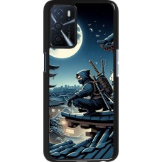 OPPO A16s Case Hülle - Ninja unter dem Mond