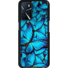 Oppo A16s Case Hülle - Papillon bleu