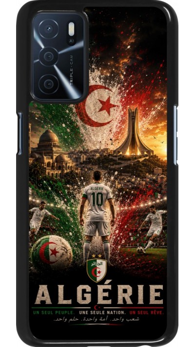 Coque OPPO A16s - Football Algérie splash 2026
