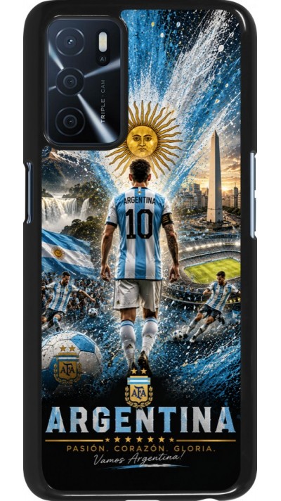 Coque OPPO A16s - Football Argentine splash 2026