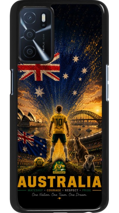 Coque OPPO A16s - Football Australie splash 2026