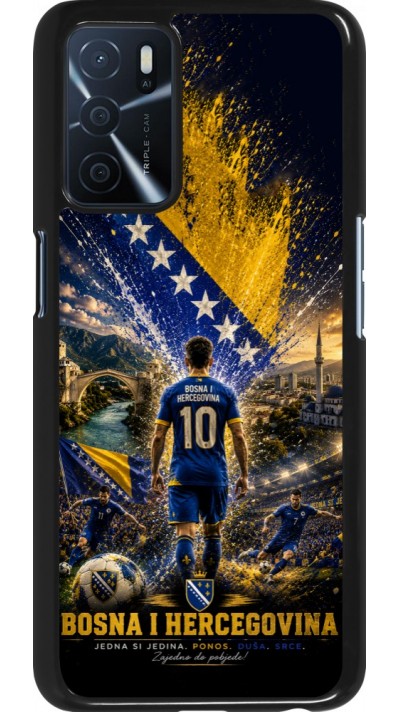 Coque OPPO A16s - Football Bosnie-Herzégovine splash 2026