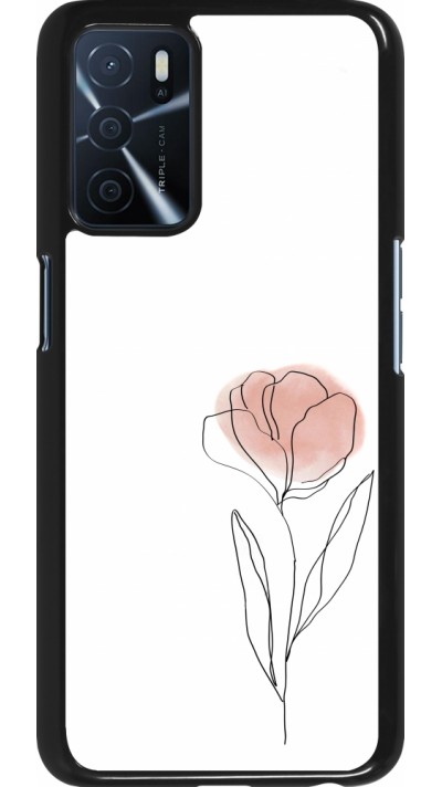 Coque OPPO A16s - Spring 23 minimalist flower