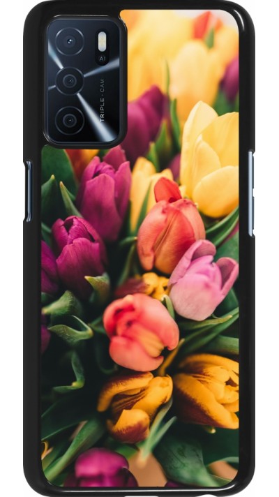 Coque OPPO A16s - Bouquet of tulips Spring 2026