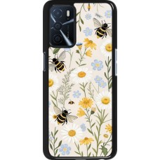 Coque OPPO A16s - Pattern bees Spring 2026