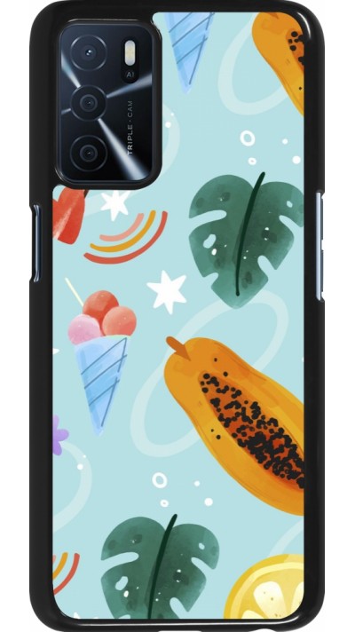 OPPO A16s Case Hülle - Summer 2025 Pattern papaya